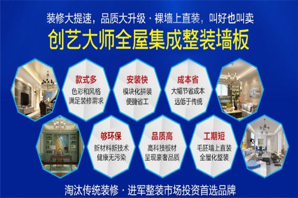 創藝大師集成墻面加盟