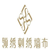 領繡刺繡墻布