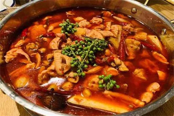 八兩肥腸雞煲火鍋