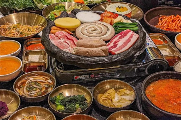 金桔梗年糕料理